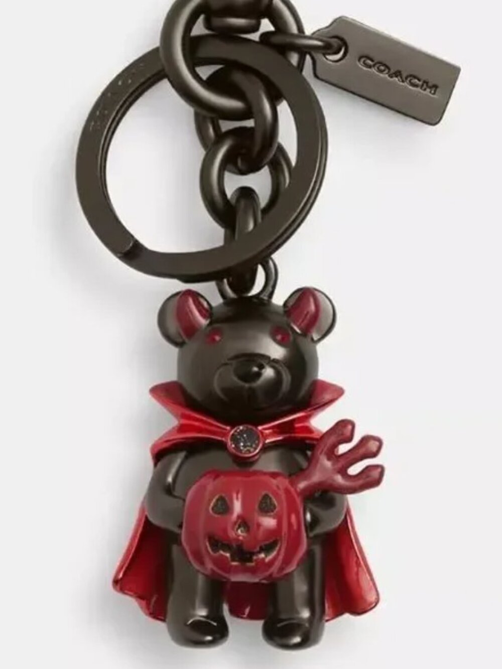 Coach Halloween Devil Bear Bag Charm CW482 Bag Fob Tote Keychain